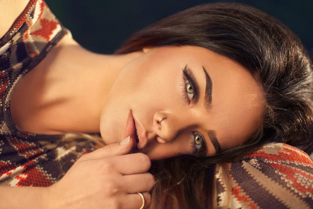 perfect eyebrows model