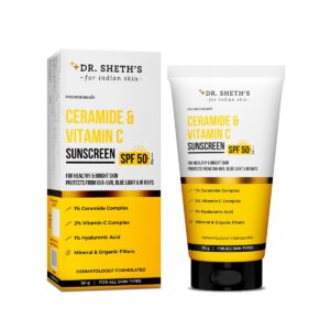 Dr. Sheth Vitamin C and ceramide sunscreen 