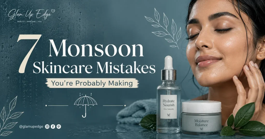"Monsoon skincare mistakes to avoid for healthy glowing skin